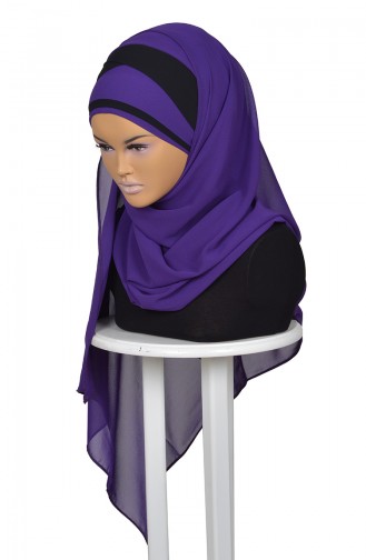 Purple Ready to wear Turban 0065-20-14