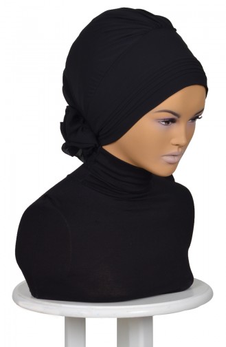 Black Ready to wear Turban 0031-14