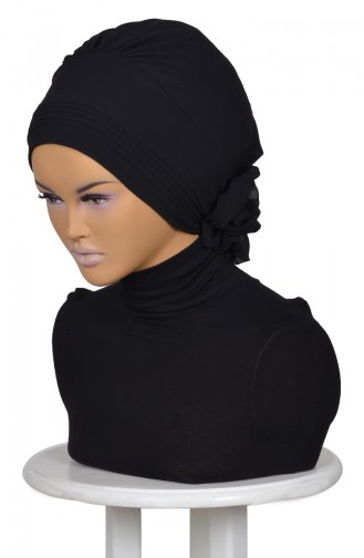 Black Ready to Wear Turban 0031-14