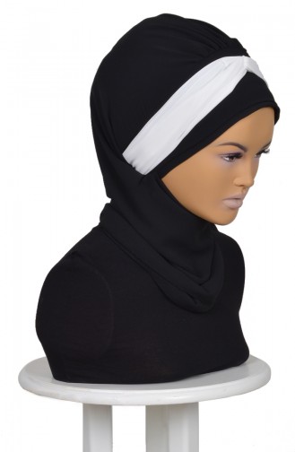 Black Ready to wear Turban 0046-14-24