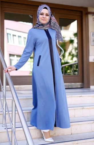 Blue Abaya 8000-05