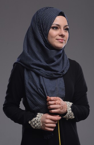 Navy Blue Shawl 9907-03