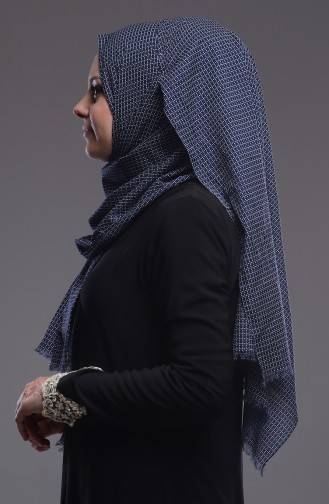 Navy Blue Shawl 9907-03