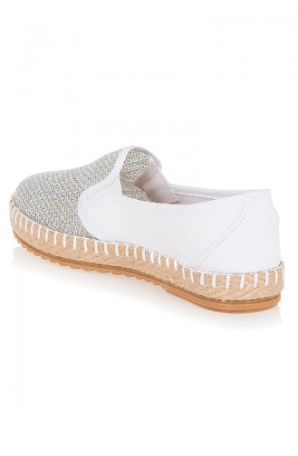 White Casual Shoes 5011-02