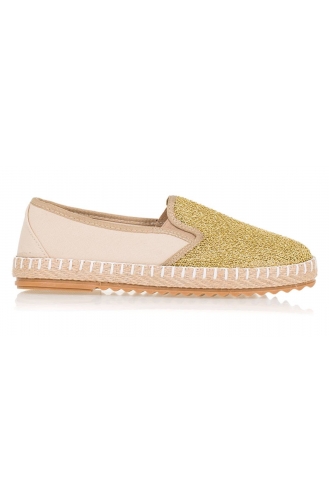 Goldfarbig Tägliche Schuhe 5011-06