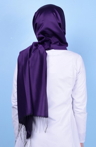 Dark Purple Sjaal 06