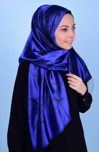 Jakarlı Şal 40018-12 Saks