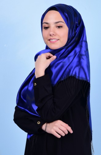 Jakarlı Şal 40018-12 Saks