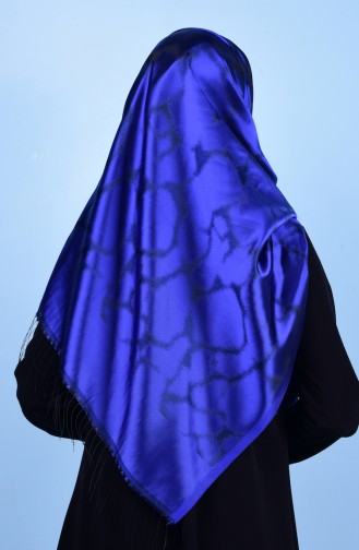 Jakarlı Şal 40018-12 Saks