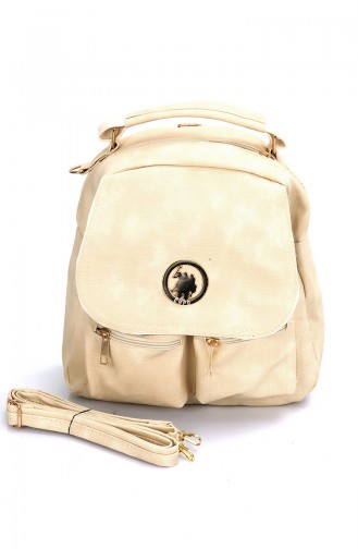 Cream Backpack 10230KR