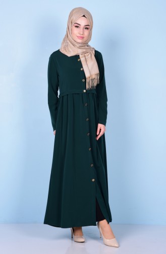 Emerald Green Abaya 2111-02