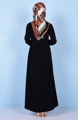 Black Abaya 2111-09