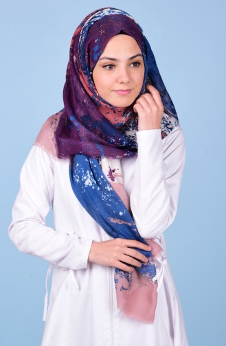 Indigo Shawl 17