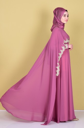 Dusty Rose Hijab Dress 52597-01