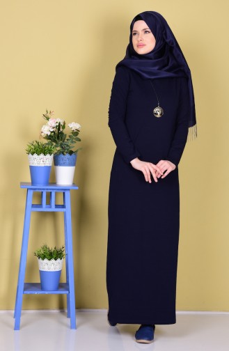 Robe Hijab Bleu Marine 2779-02
