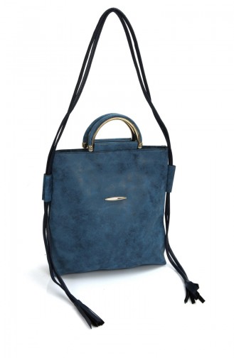 Navy Blue Shoulder Bag 10227LA