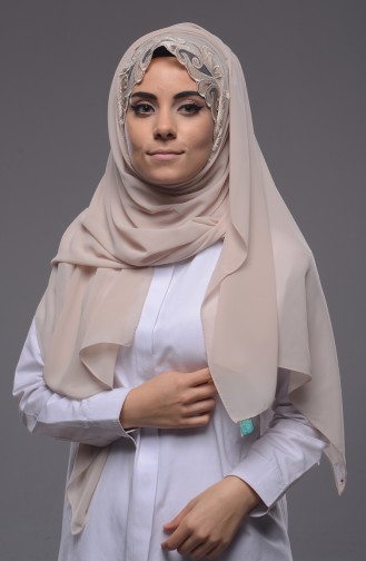 Beige Shawl 5200-03