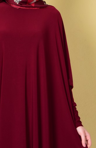 Claret Red Abaya 17141-05