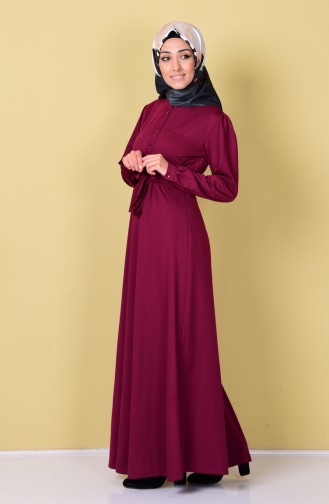 Cherry Hijab Dress 1364-02