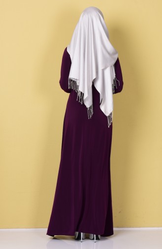 Purple Hijab Dress 420172-01