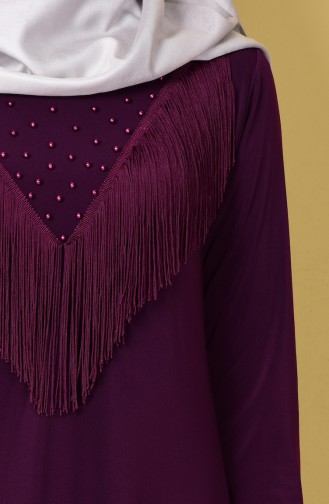 Purple Hijab Dress 420172-01