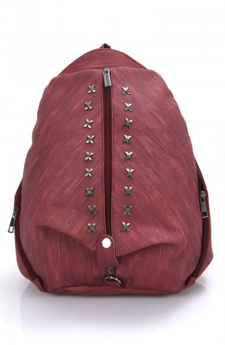 Claret Red Backpack 10237BO