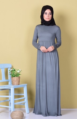 Unreife Mandelgrün Hijab Kleider 0729-14