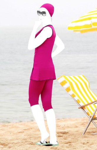 Fuchsia Modest Swimwear 1100-03