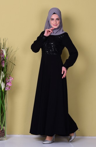 Black Abaya 1506-01
