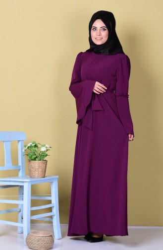 Zwetschge Hijab Kleider 1401-04