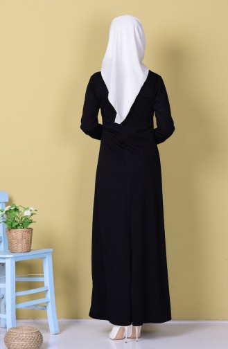 Black Hijab Dress 2051-08