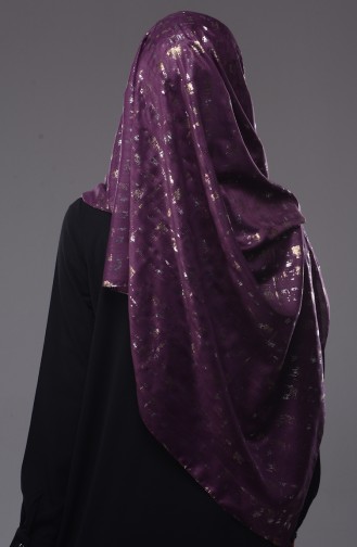 Dark Purple Sjaal 17