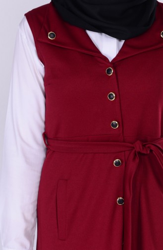 Claret Red Waistcoats 0450-03