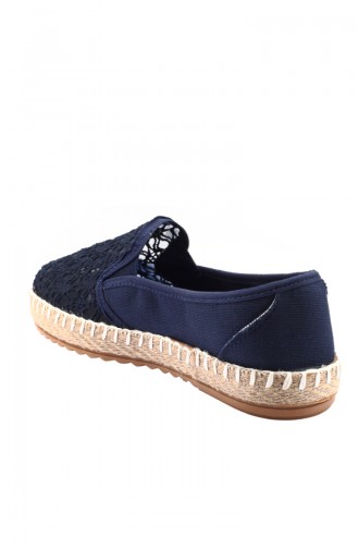 Espardin Chaussures a Dentelle 5011-12 Bleu Marine 5011-12