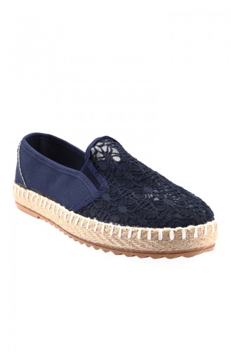 Espardin Chaussures a Dentelle 5011-12 Bleu Marine 5011-12