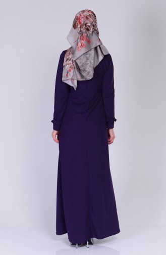 Purple Hijab Dress 2063-03