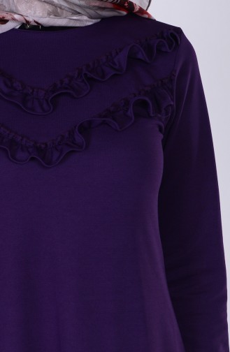 Purple Hijab Dress 2063-03