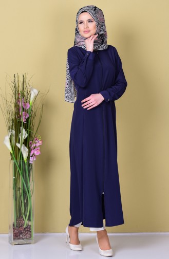 Navy Blue Abaya 6022-02