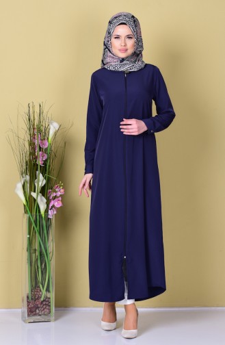 Navy Blue Abaya 6022-02