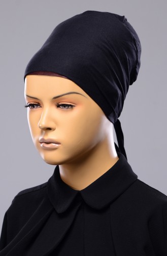 Bonnet Sans Couture Grande Taille 01 Noir 01