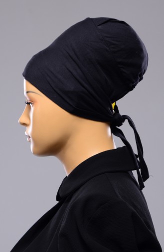 Bonnet Sans Couture Grande Taille 01 Noir 01