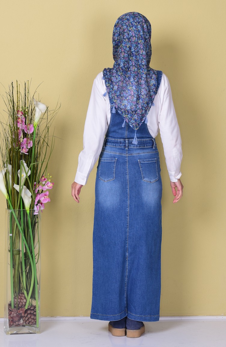 Salopette jean jupe online
