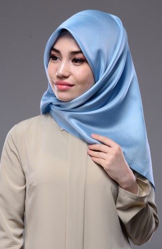 Parlak Tafta Eşarp 50204-06 Buz Mavi