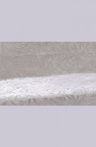 Desenli Koltuk Örtüsü 0805-02 Gümüş Gri