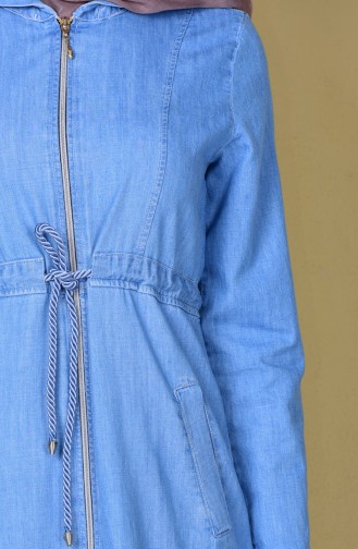 Jeans Abaya mit Kapuzen 4002-02 Blau 4002-02