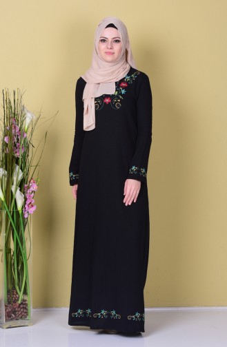 Black İslamitische Jurk 2800-07
