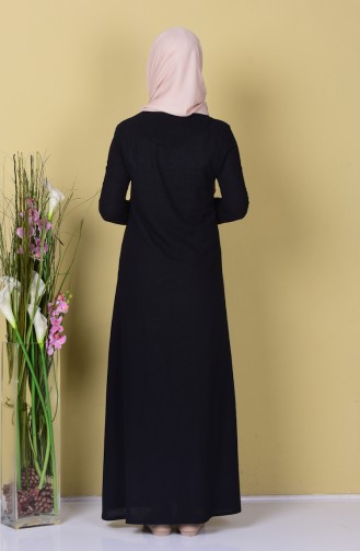 Black İslamitische Jurk 2800-07