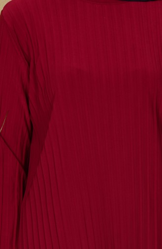 Etek Bluz İkili Takım 5072-02 Bordo
