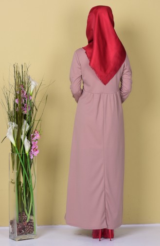 Mink Hijab Dress 0442-07