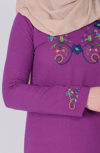 Fuchsia İslamitische Jurk 2800-11